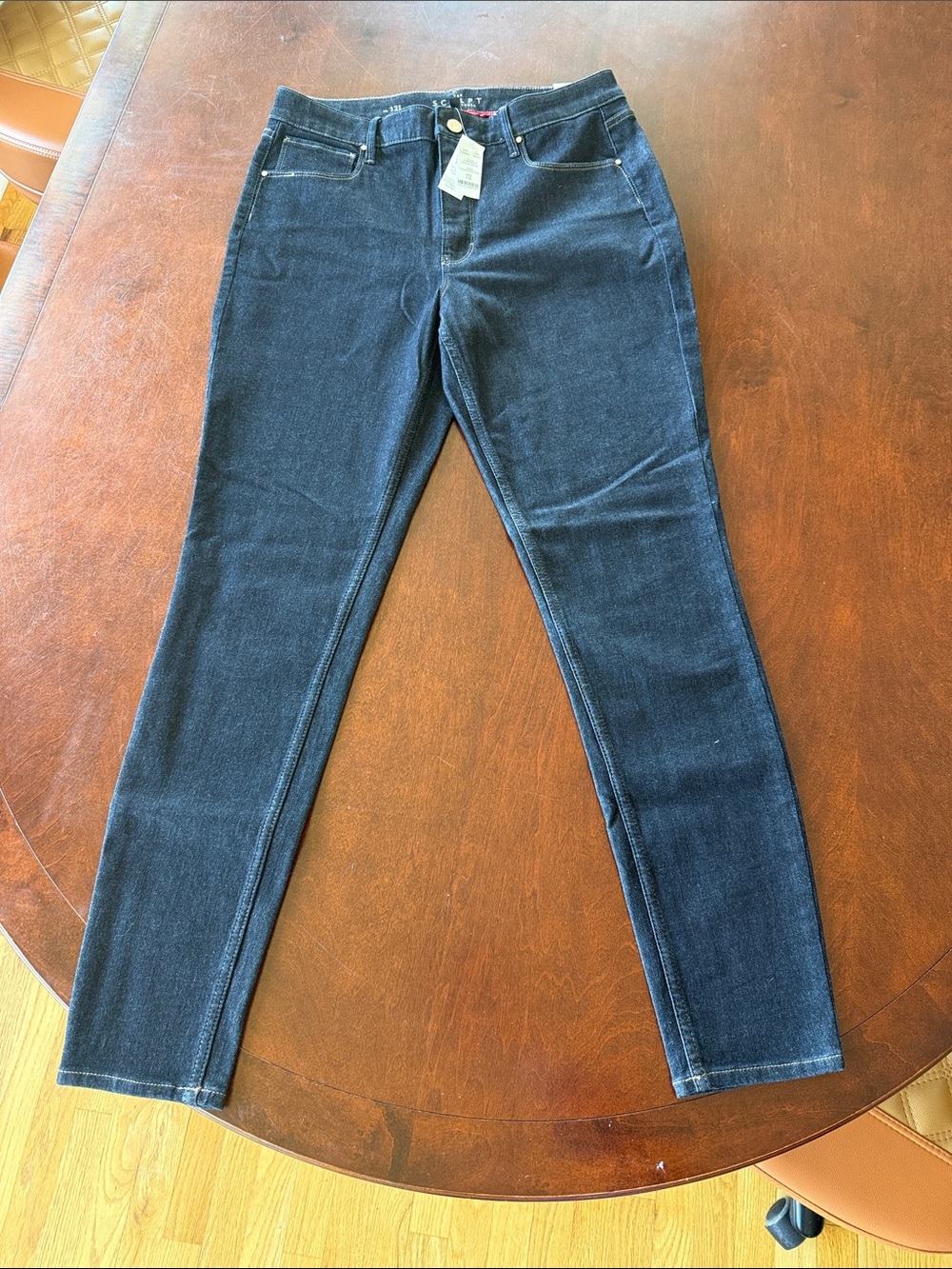 White House Black Market Dark Blue The Sculpt Skinny Ankle Jeans